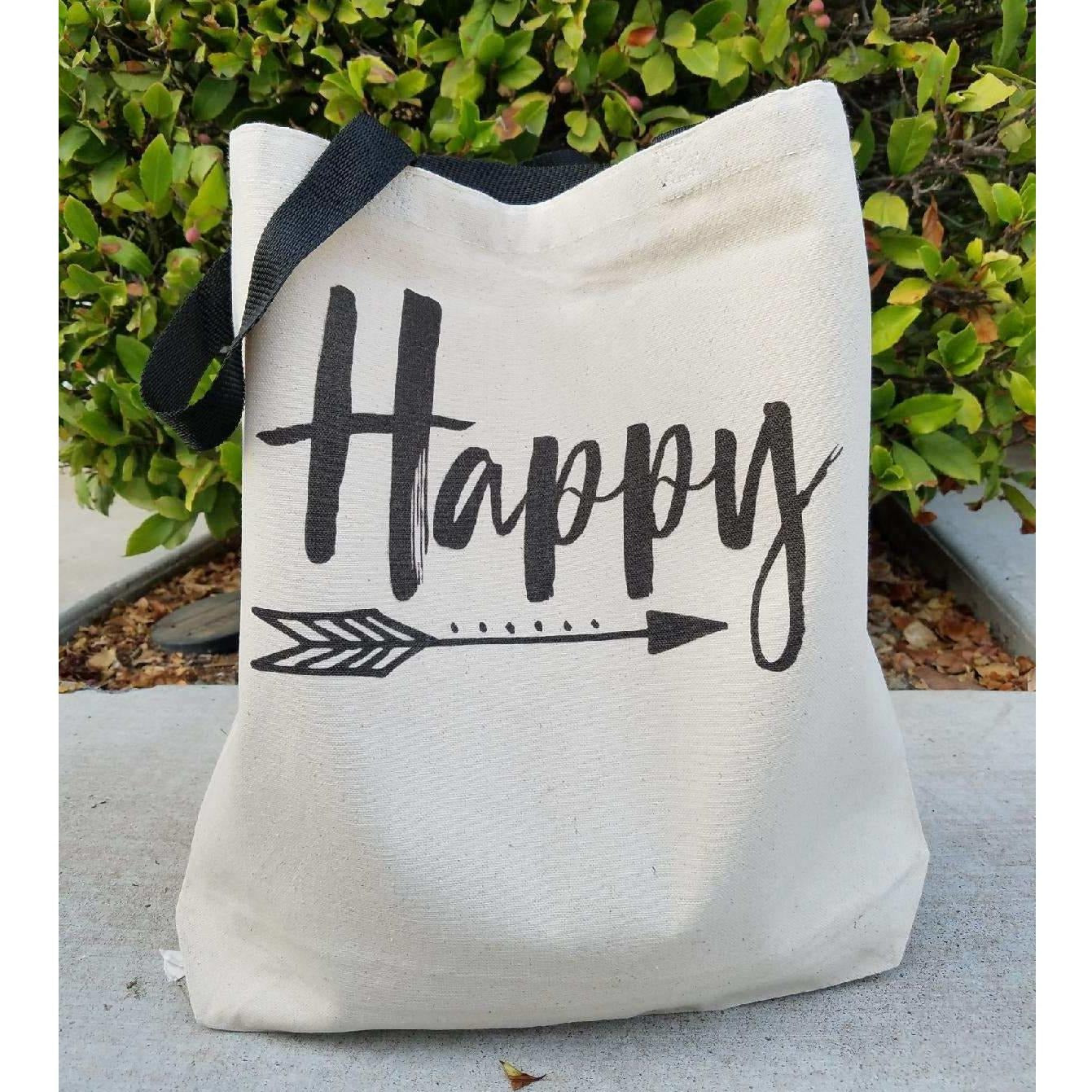Happy Arrow Tote Bag