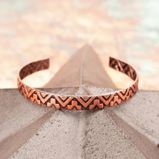 Copperhead Road Aztec Cuff Bracelet