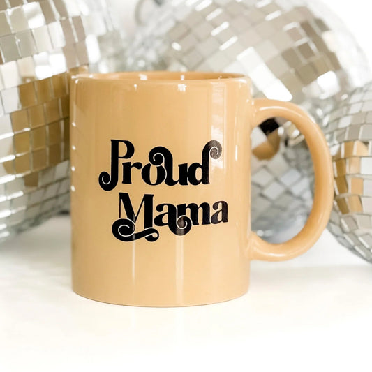 Proud Mama Tan Mug