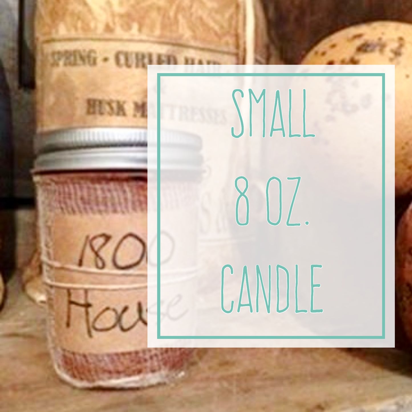 Small 8 oz. Primitive Candle