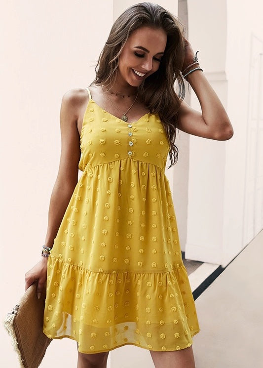 Sunny Side Up Mustard Dress