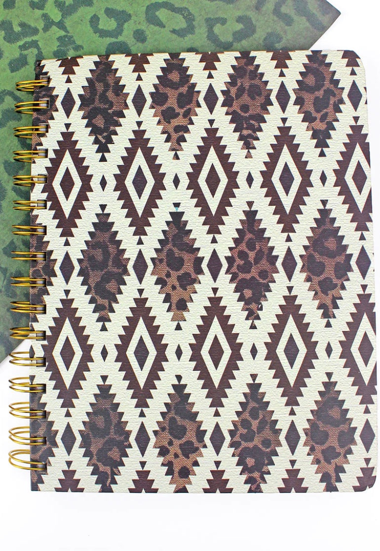 Wirebound Hardcover Notebook/Journal - Wild Diamond