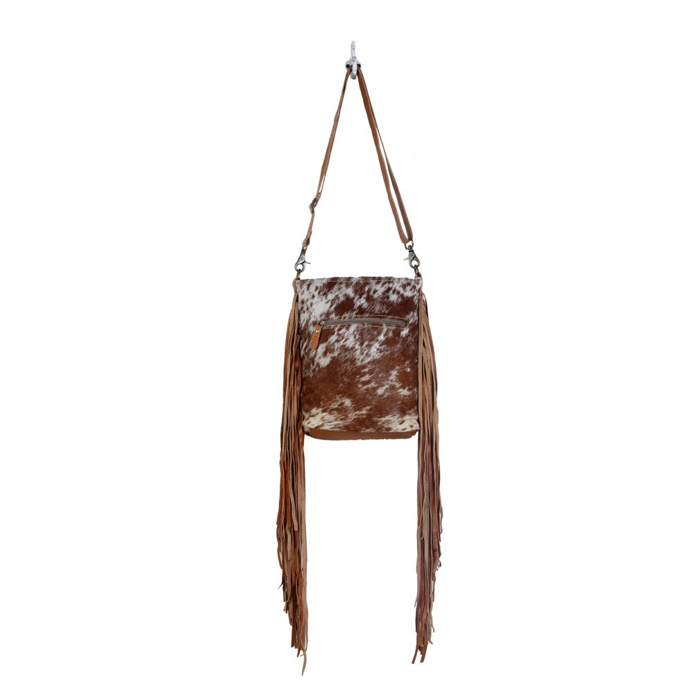 Not My First Rodeo Leather/Hair-On Fringe Purse