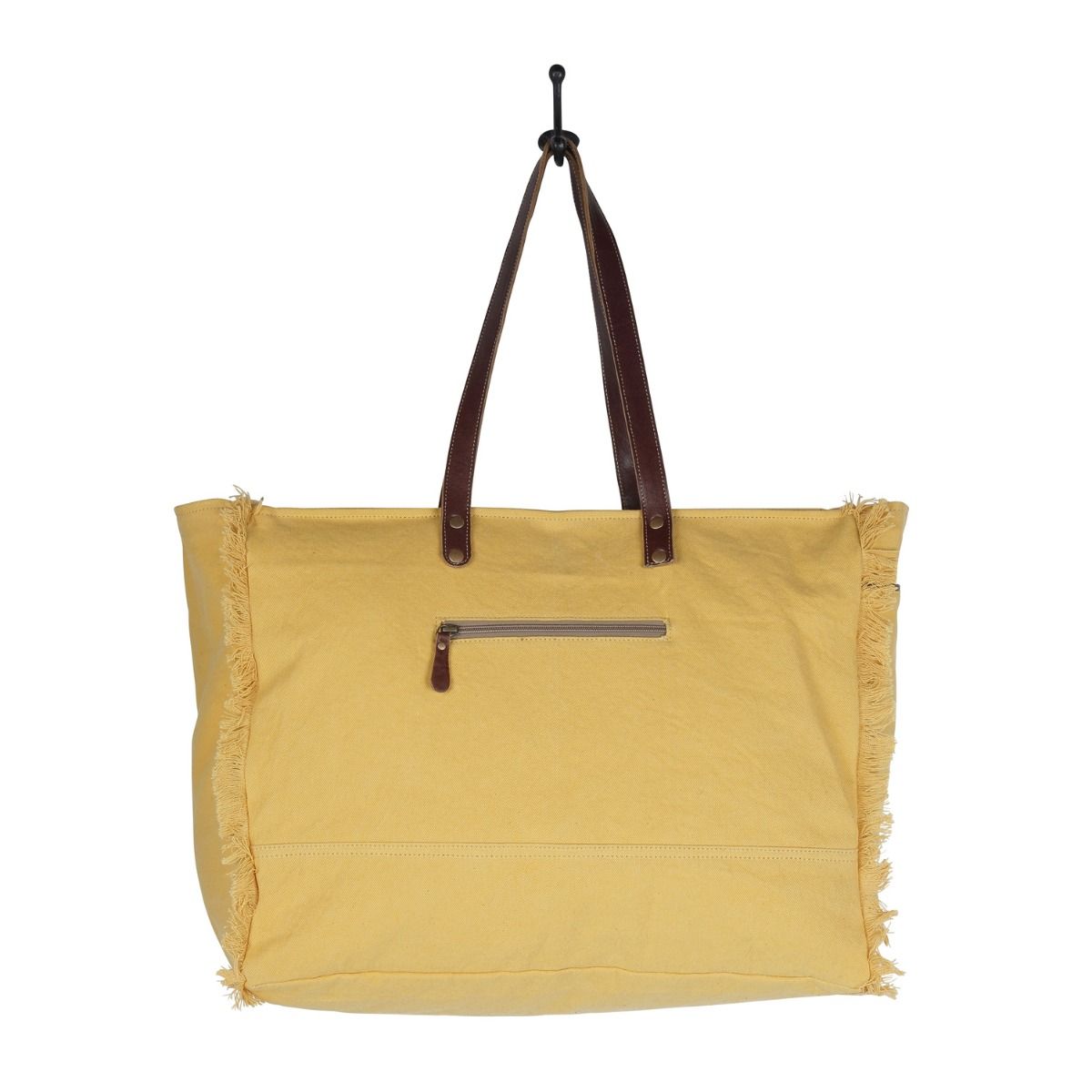 Cover Me In Sunshine Leather Weekender Bag